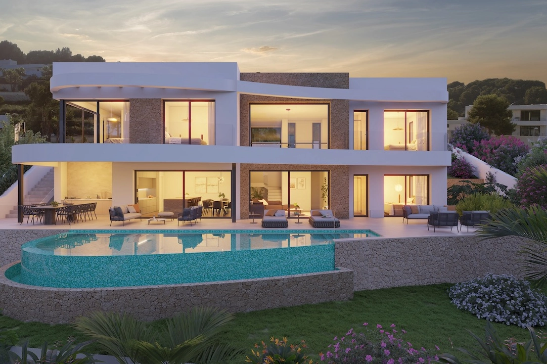 villa in Moraira(La Sabatera) for sale, built area 185 m², air-condition, plot area 801 m², 4 bedroom, 4 bathroom, swimming-pool, ref.: CA-H-1786-AMB-7