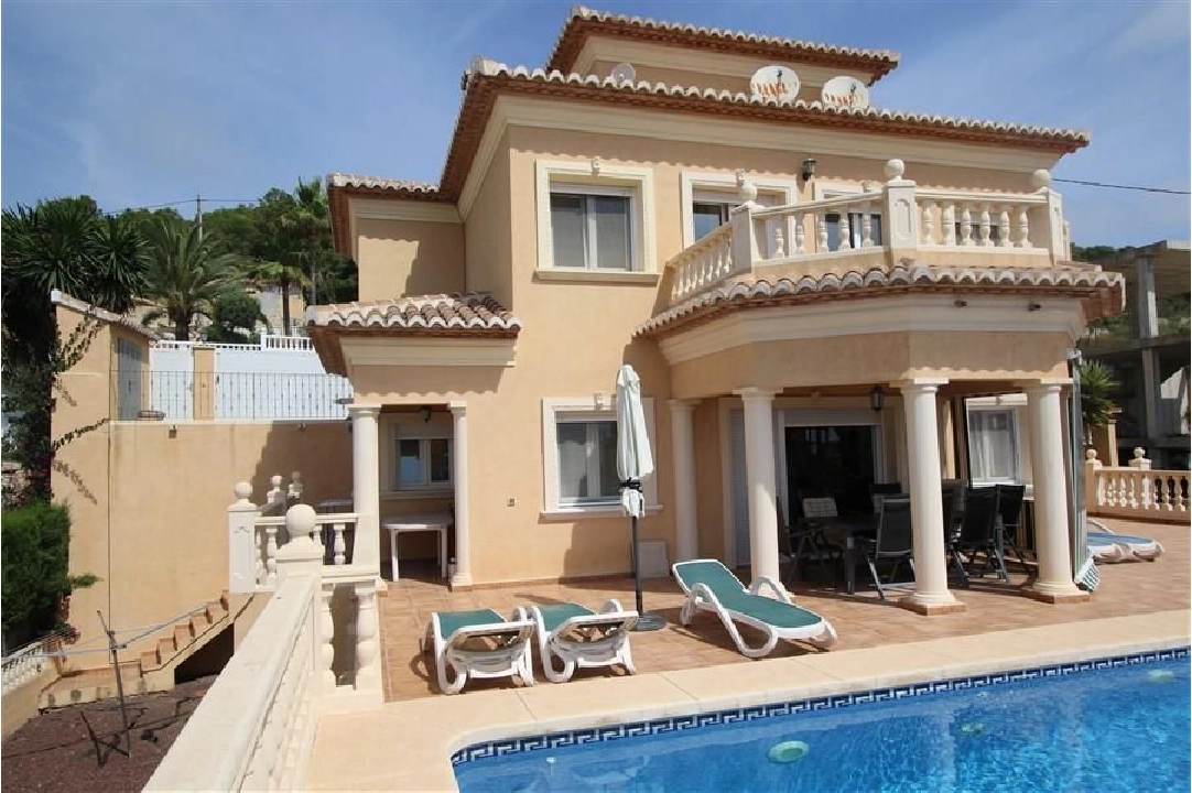 villa in Calpe(Gran sol) for sale, built area 250 m², air-condition, plot area 927 m², 4 bedroom, 3 bathroom, swimming-pool, ref.: COB-3261-10535-1