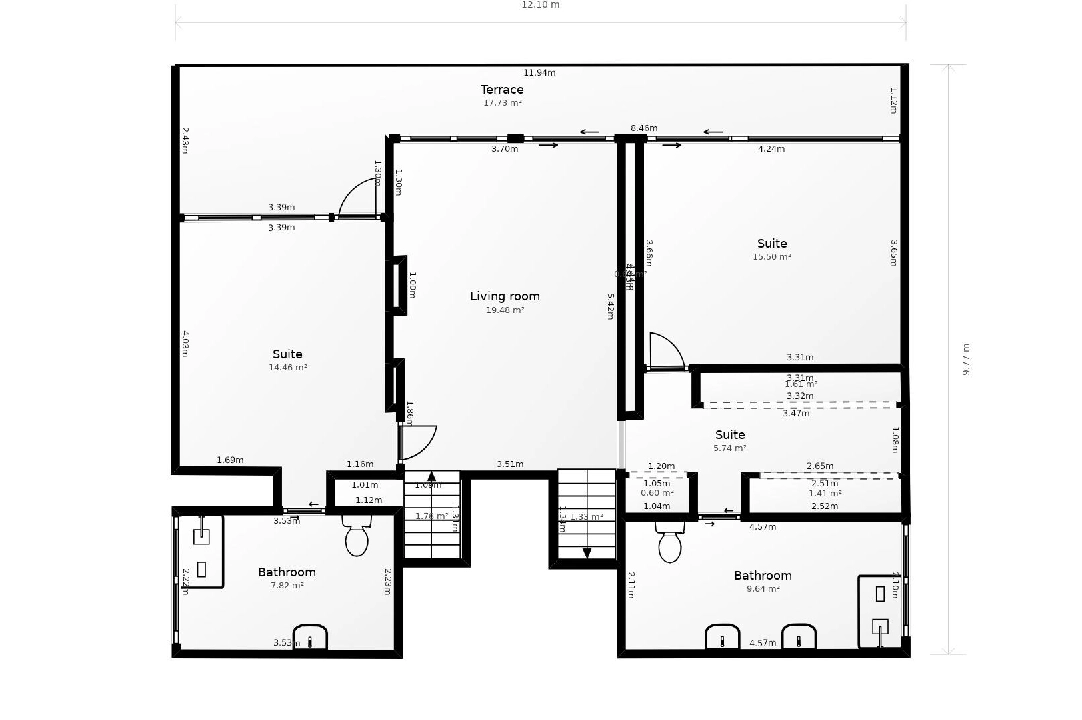 villa in Altea(Mascarat) for sale, built area 296 m², air-condition, plot area 823 m², 2 bedroom, 2 bathroom, swimming-pool, ref.: COB-3319-10535-25