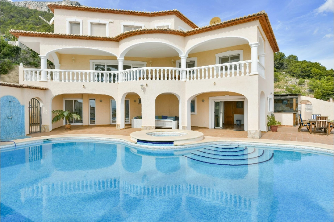 villa in Calpe(Oltamar) for sale, built area 351 m², air-condition, plot area 1170 m², 6 bedroom, 6 bathroom, swimming-pool, ref.: COB-3365-10535-1