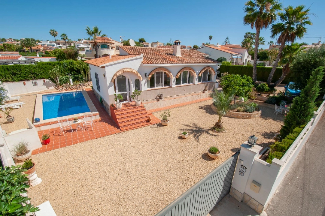 villa in Calpe(Pla roig) for sale, built area 145 m², air-condition, plot area 800 m², 3 bedroom, 2 bathroom, swimming-pool, ref.: COB-3377-10535-46