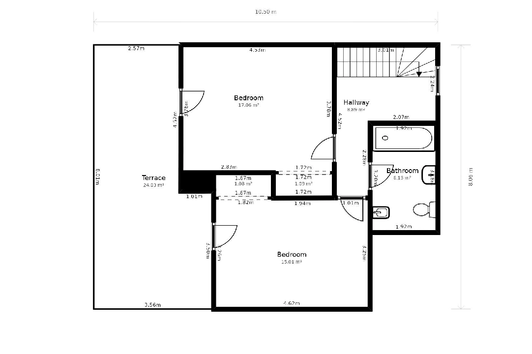 bungalow in Calpe(Garduix) for sale, built area 110 m², air-condition, 2 bedroom, 2 bathroom, swimming-pool, ref.: COB-3468-10535-26