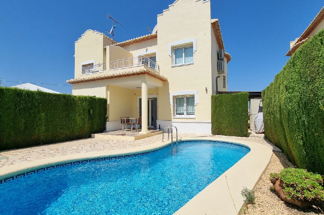 duplex house in El Vergel for sale, built area 107 m², year built 2008, + stove, air-condition, plot area 270 m², 3 bedroom, 2 bathroom, swimming-pool, ref.: AP-0124-1