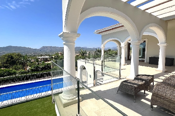 Villa in Javea(Ermita) zu verkaufen, Wohnfläche 400 m², Baujahr 2018, Zustand neuwertig, + Fussbodenheizung, Klimaanlage, Grundstück 1596 m², 3 Schlafzimmer, 2 Badezimmer, Pool, ref.: AS-0624-38
