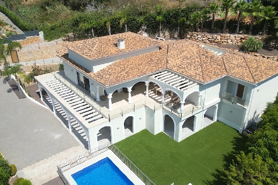 Villa in Javea(Ermita) zu verkaufen, Wohnfläche 400 m², Baujahr 2018, Zustand neuwertig, + Fussbodenheizung, Klimaanlage, Grundstück 1596 m², 3 Schlafzimmer, 2 Badezimmer, Pool, ref.: AS-0624-45
