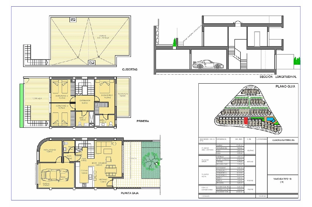 terraced house in Orito for sale, built area 218 m², condition first owner, 3 bedroom, 2 bathroom, swimming-pool, ref.: HA-OTN-110-R01-13