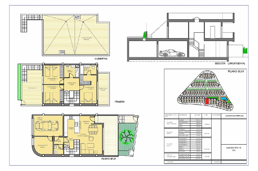 terraced house in Orito for sale, built area 218 m², condition first owner, 3 bedroom, 2 bathroom, swimming-pool, ref.: HA-OTN-110-R01-14