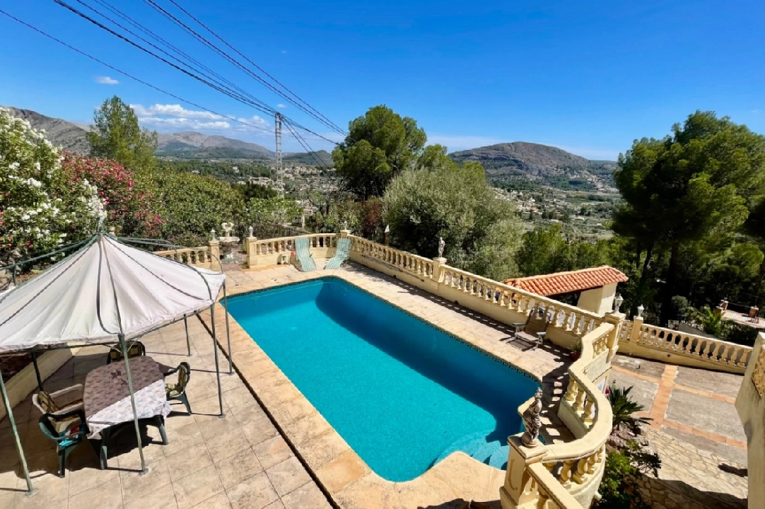 villa in Parcent for sale, built area 264 m², year built 1986, + central heating, air-condition, plot area 900 m², 5 bedroom, 3 bathroom, swimming-pool, ref.: PV-141-01984P-2