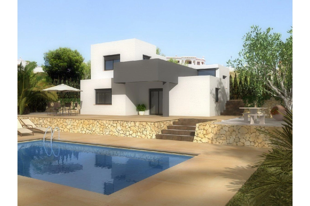 villa in Pedreguer for sale, built area 125 m², year built 2025, air-condition, plot area 725 m², 3 bedroom, 2 bathroom, swimming-pool, ref.: AM-11103DA-1