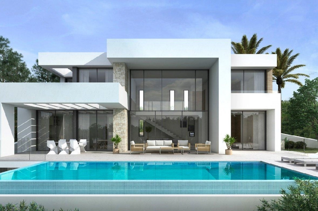 villa in Moraira for sale, built area 434 m², year built 2019, air-condition, plot area 800 m², 4 bedroom, 3 bathroom, swimming-pool, ref.: AM-11856DA-1