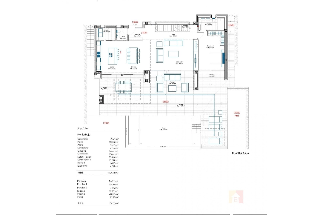 villa in Moraira for sale, built area 434 m², year built 2019, air-condition, plot area 800 m², 4 bedroom, 3 bathroom, swimming-pool, ref.: AM-11856DA-7