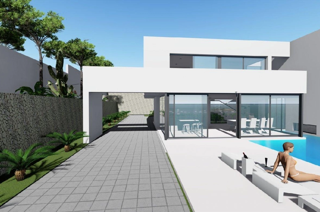 villa in Calpe for sale, built area 370 m², year built 2019, air-condition, plot area 1252 m², 4 bedroom, 4 bathroom, swimming-pool, ref.: AM-11348DA-2