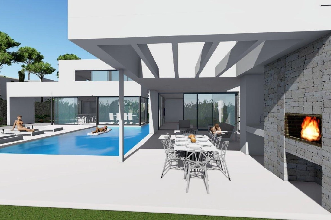 villa in Calpe for sale, built area 370 m², year built 2019, air-condition, plot area 1252 m², 4 bedroom, 4 bathroom, swimming-pool, ref.: AM-11348DA-3