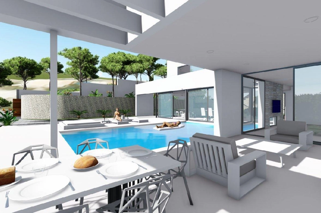 villa in Calpe for sale, built area 370 m², year built 2019, air-condition, plot area 1252 m², 4 bedroom, 4 bathroom, swimming-pool, ref.: AM-11348DA-4