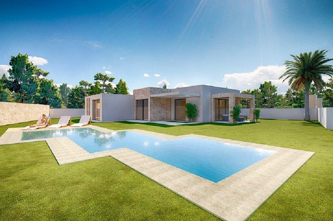 villa in Benissa for sale, built area 164 m², year built 2021, air-condition, plot area 1001 m², 3 bedroom, 2 bathroom, swimming-pool, ref.: AM-11607DA-2