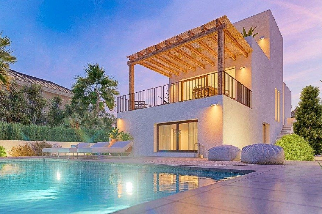 villa in Oliva for sale, built area 262 m², year built 2022, air-condition, plot area 462 m², 4 bedroom, 5 bathroom, swimming-pool, ref.: AM-11592DA-4