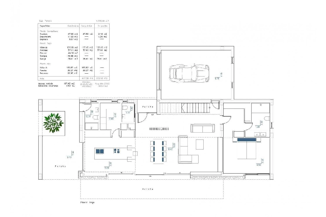 villa in Calpe for sale, built area 430 m², year built 2022, air-condition, plot area 1550 m², 5 bedroom, 4 bathroom, swimming-pool, ref.: AM-11710DA-6