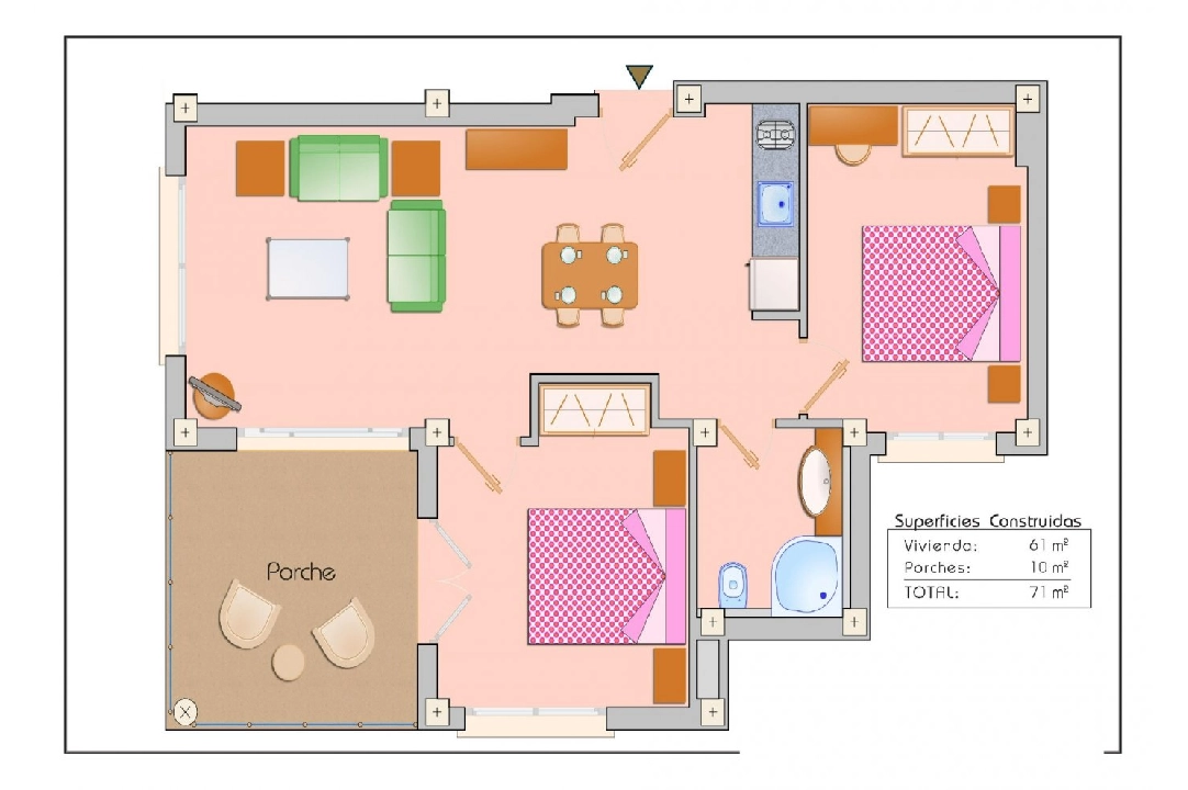 apartment in Benitachell for sale, built area 411 m², air-condition, 9 bedroom, 6 bathroom, swimming-pool, ref.: AM-11746DR-47