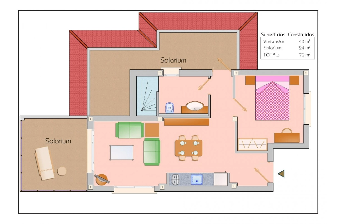 apartment in Benitachell for sale, built area 411 m², air-condition, 9 bedroom, 6 bathroom, swimming-pool, ref.: AM-11746DR-48