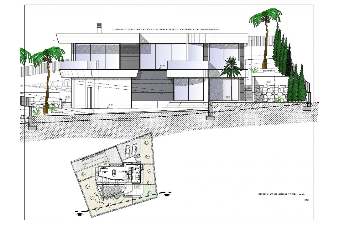 villa in Calpe for sale, built area 273 m², year built 2022, air-condition, plot area 805 m², 4 bedroom, 4 bathroom, swimming-pool, ref.: AM-11772DA-14