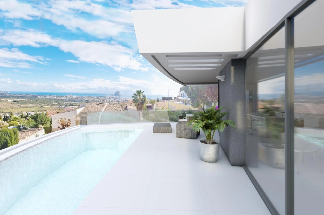 villa in Calpe for sale, built area 273 m², year built 2022, air-condition, plot area 805 m², 4 bedroom, 4 bathroom, swimming-pool, ref.: AM-11772DA-5