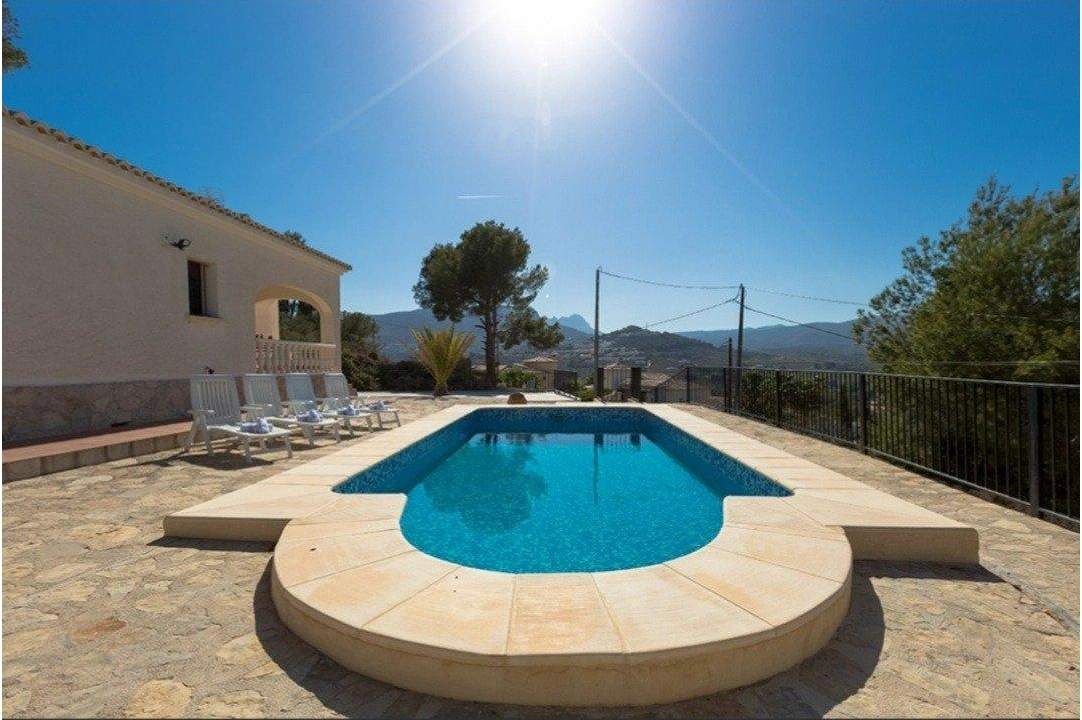 villa in Calpe for sale, built area 90 m², + stove, air-condition, plot area 800 m², 3 bedroom, 1 bathroom, swimming-pool, ref.: AM-11853DR-4