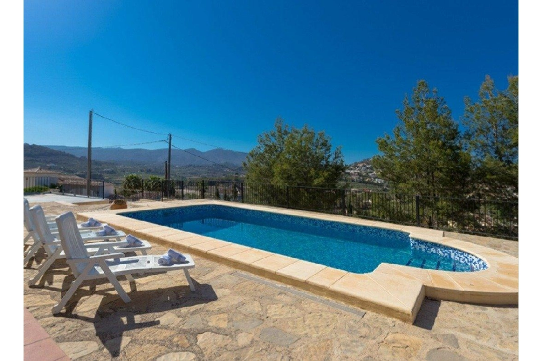 villa in Calpe for sale, built area 90 m², + stove, air-condition, plot area 800 m², 3 bedroom, 1 bathroom, swimming-pool, ref.: AM-11853DR-5