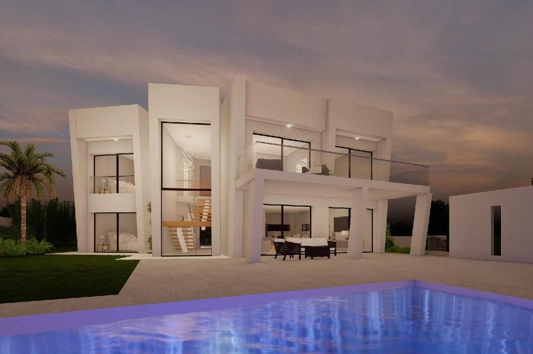 villa in Moraira for sale, built area 365 m², year built 2023, air-condition, plot area 967 m², 4 bedroom, 4 bathroom, swimming-pool, ref.: AM-11867DA-1