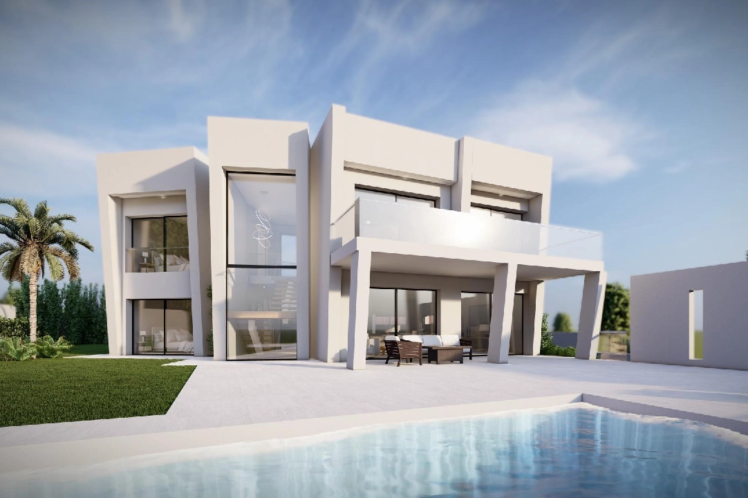 villa in Moraira for sale, built area 365 m², year built 2023, air-condition, plot area 967 m², 4 bedroom, 4 bathroom, swimming-pool, ref.: AM-11867DA-2