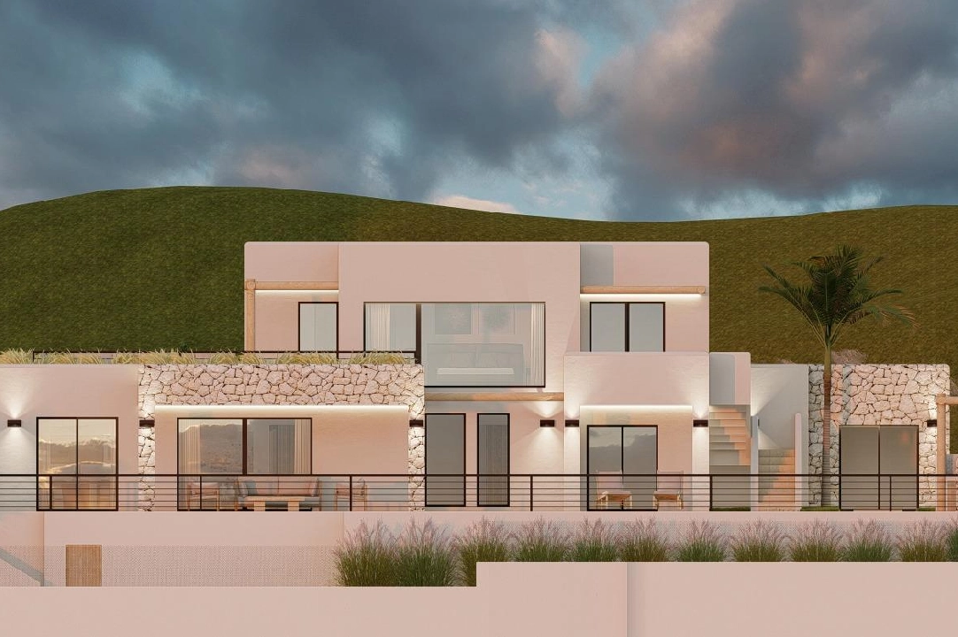 villa in Moraira for sale, built area 261 m², year built 2023, air-condition, plot area 810 m², 4 bedroom, 3 bathroom, swimming-pool, ref.: AM-12027DA-4