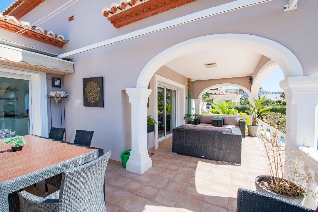 villa in Moraira for sale, built area 132 m², year built 2006, air-condition, plot area 803 m², 3 bedroom, 2 bathroom, swimming-pool, ref.: AM-12189DR-12