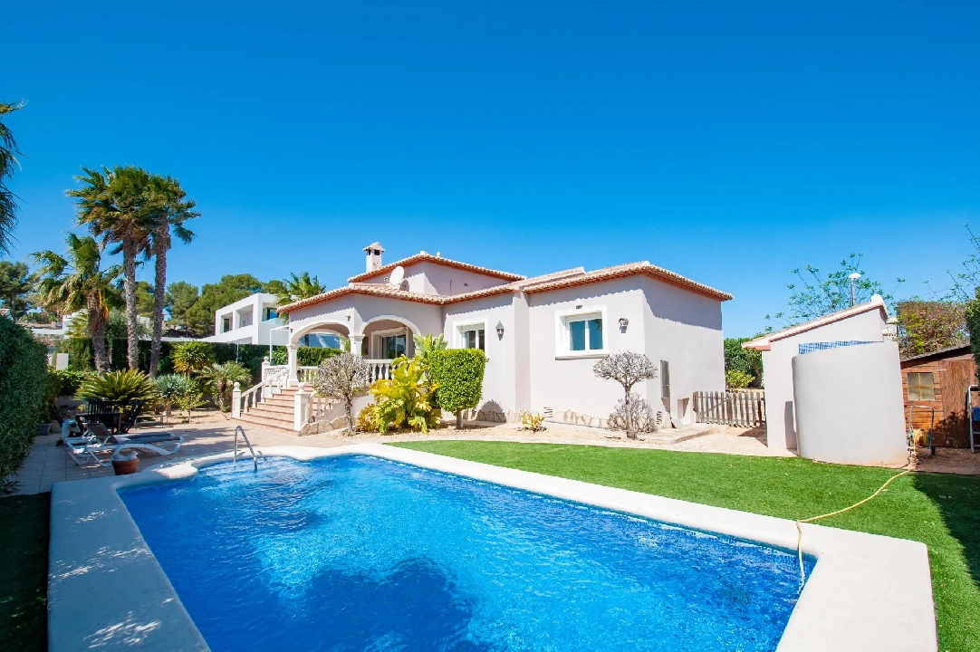 villa in Moraira for sale, built area 132 m², year built 2006, air-condition, plot area 803 m², 3 bedroom, 2 bathroom, swimming-pool, ref.: AM-12189DR-4