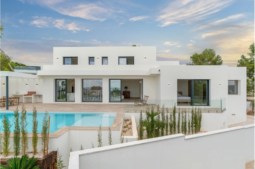 villa in Moraira for sale, built area 259 m², year built 2024, air-condition, plot area 800 m², 3 bedroom, 3 bathroom, swimming-pool, ref.: AM-12206DR-7