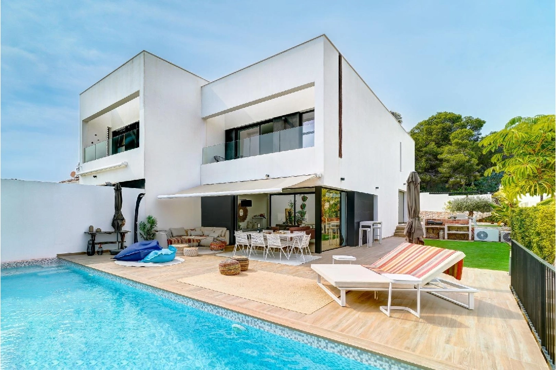 villa in Moraira for sale, built area 182 m², air-condition, plot area 500 m², 4 bedroom, 3 bathroom, swimming-pool, ref.: AM-12207DR-1