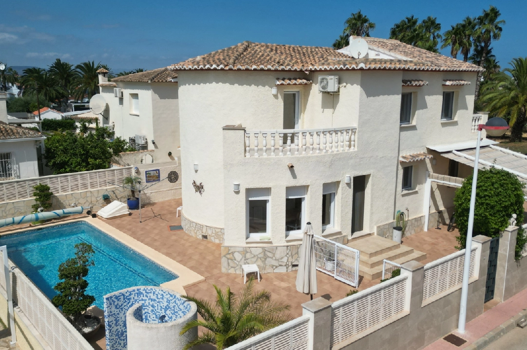 villa in Els Poblets for sale, built area 179 m², year built 1997, condition neat, + central heating, air-condition, plot area 412 m², 5 bedroom, 3 bathroom, swimming-pool, ref.: JS-1524-1