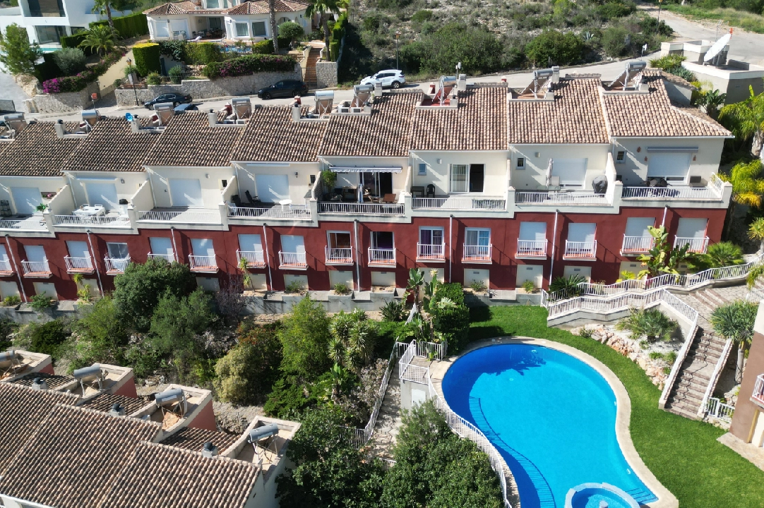 terraced house middle in Pedreguer(Monte Solana) for sale, built area 105 m², year built 2010, condition neat, + underfloor heating, air-condition, plot area 120 m², 3 bedroom, 1 bathroom, swimming-pool, ref.: RG-0524-20