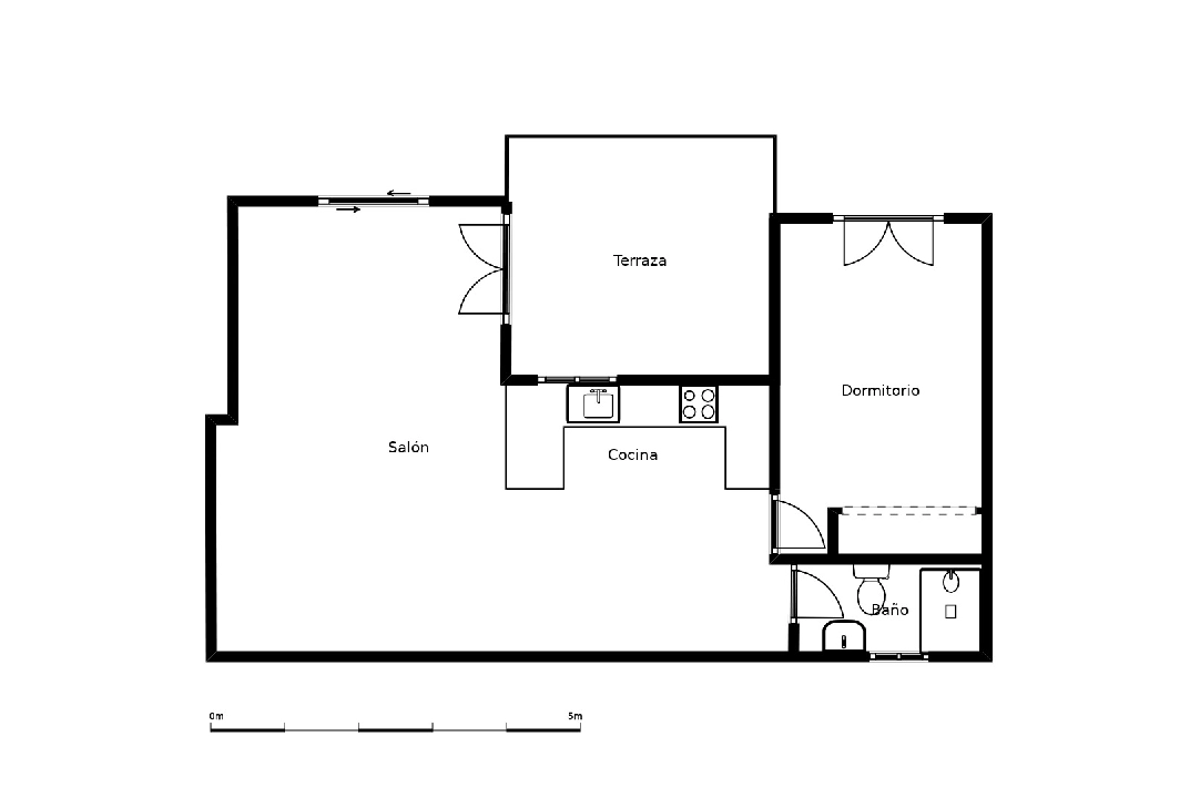 apartment in Moraira(Moraira) for sale, built area 66 m², 1 bedroom, 1 bathroom, ref.: CA-A-1802-AMBE-21