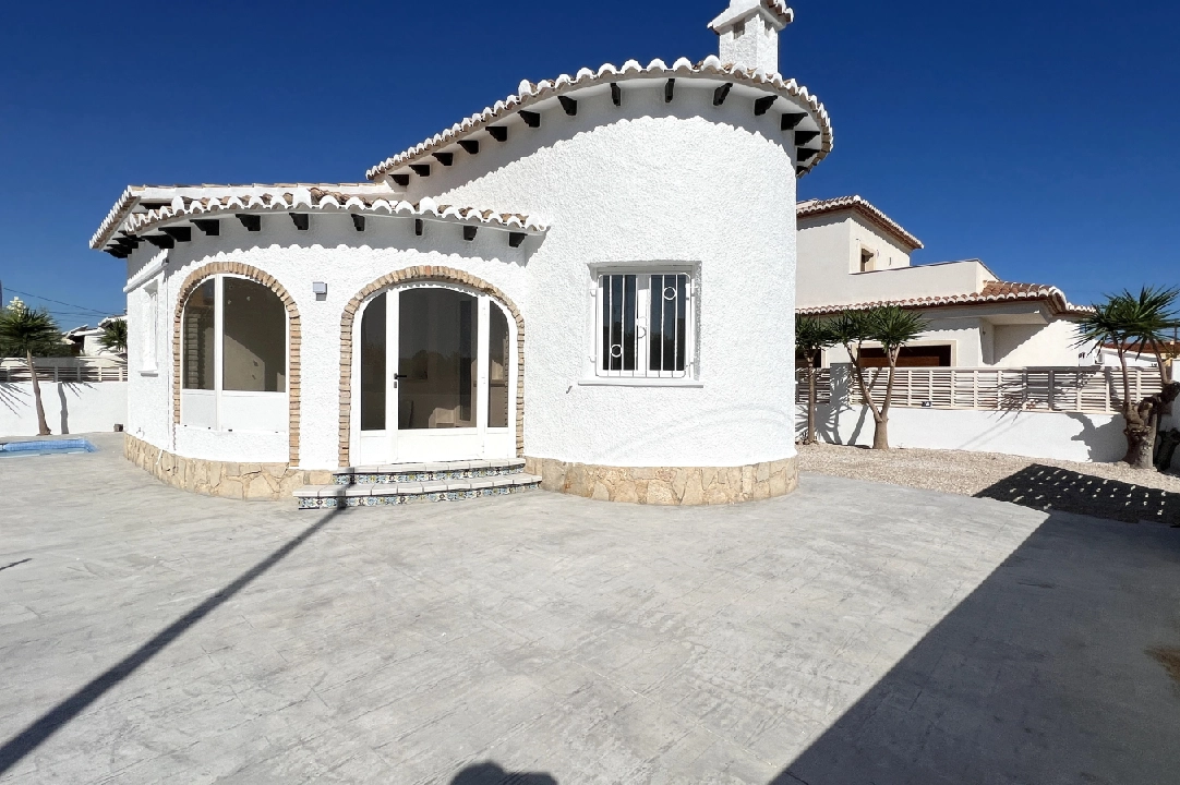 villa in Els Poblets(Sorts de la mar 26A) for sale, built area 80 m², year built 1985, condition mint, + KLIMA, air-condition, plot area 303 m², 2 bedroom, 2 bathroom, swimming-pool, ref.: AS-0824-1