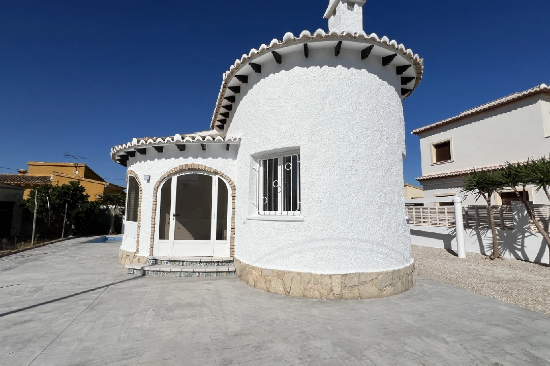 villa in Els Poblets(Sorts de la mar 26A) for sale, built area 80 m², year built 1985, condition mint, + KLIMA, air-condition, plot area 303 m², 2 bedroom, 2 bathroom, swimming-pool, ref.: AS-0824-20