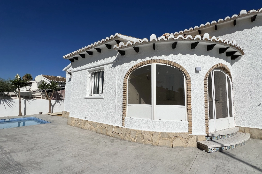 villa in Els Poblets(Sorts de la mar 26A) for sale, built area 80 m², year built 1985, condition mint, + KLIMA, air-condition, plot area 303 m², 2 bedroom, 2 bathroom, swimming-pool, ref.: AS-0824-21