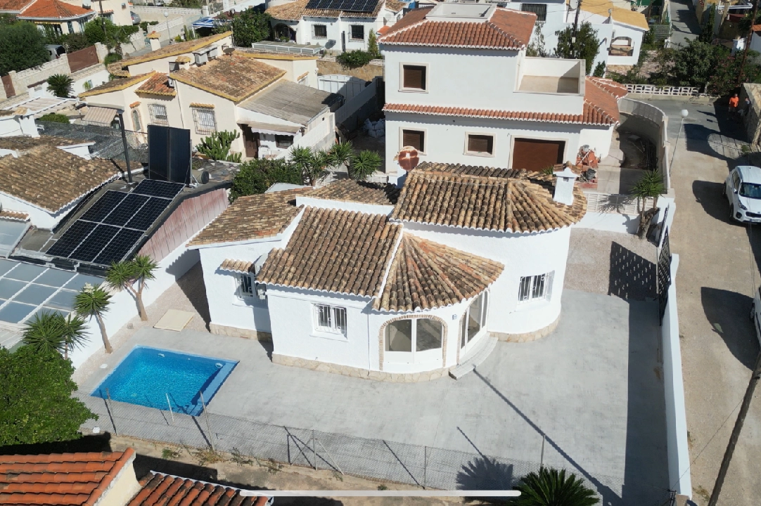 villa in Els Poblets(Sorts de la mar 26A) for sale, built area 80 m², year built 1985, condition mint, + KLIMA, air-condition, plot area 303 m², 2 bedroom, 2 bathroom, swimming-pool, ref.: AS-0824-5