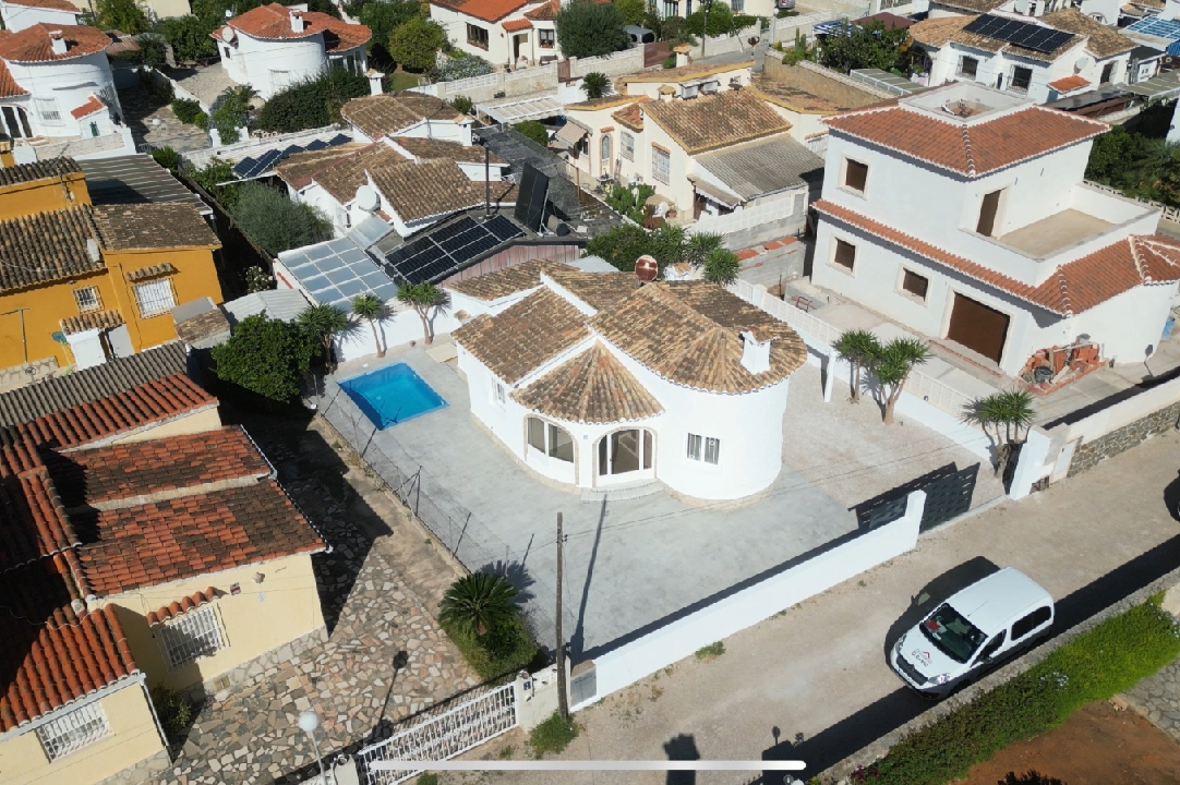 villa in Els Poblets(Sorts de la mar 26A) for sale, built area 80 m², year built 1985, condition mint, + KLIMA, air-condition, plot area 303 m², 2 bedroom, 2 bathroom, swimming-pool, ref.: AS-0824-7