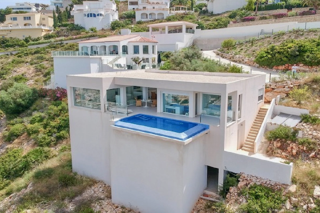 villa in Benitachell(La Cumbre del Sol) for sale, built area 140 m², air-condition, plot area 1395 m², 2 bedroom, 2 bathroom, swimming-pool, ref.: CA-H-1815-AMB-1