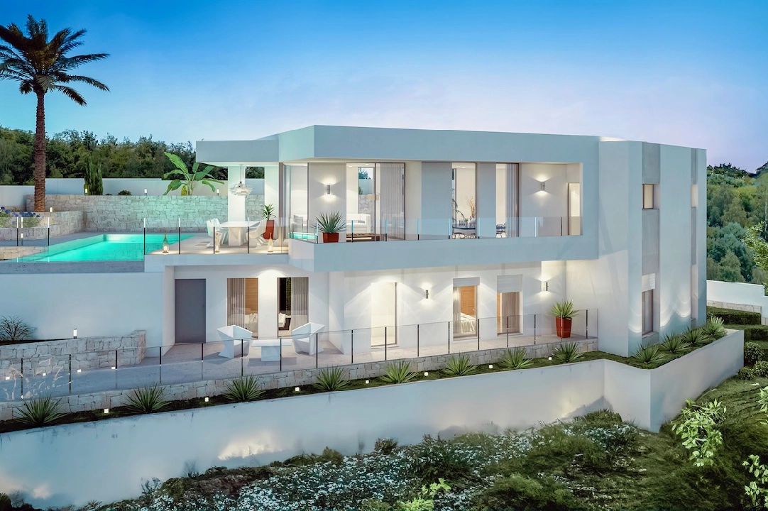 villa in Moraira(Benimeit) for sale, built area 286 m², air-condition, plot area 800 m², 3 bedroom, 2 bathroom, swimming-pool, ref.: CA-H-1819-AMB-1