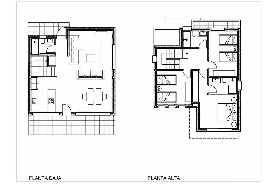 villa in Denia for sale, built area 155 m², condition first owner, air-condition, plot area 220 m², 3 bedroom, 3 bathroom, swimming-pool, ref.: HA-DEN-110-E03-5