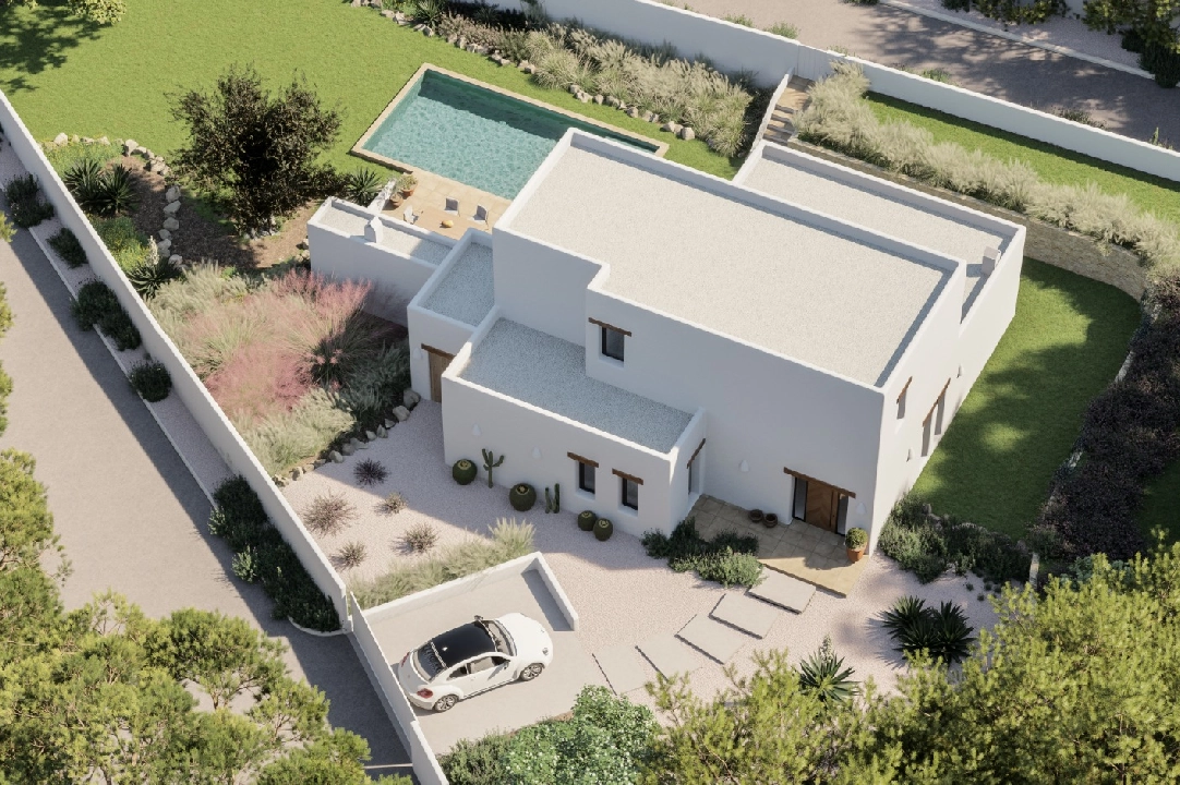 villa in Moraira(Cap Blanc) for sale, built area 180 m², air-condition, plot area 1056 m², 3 bedroom, 4 bathroom, swimming-pool, ref.: CA-H-1699-AMBI-1