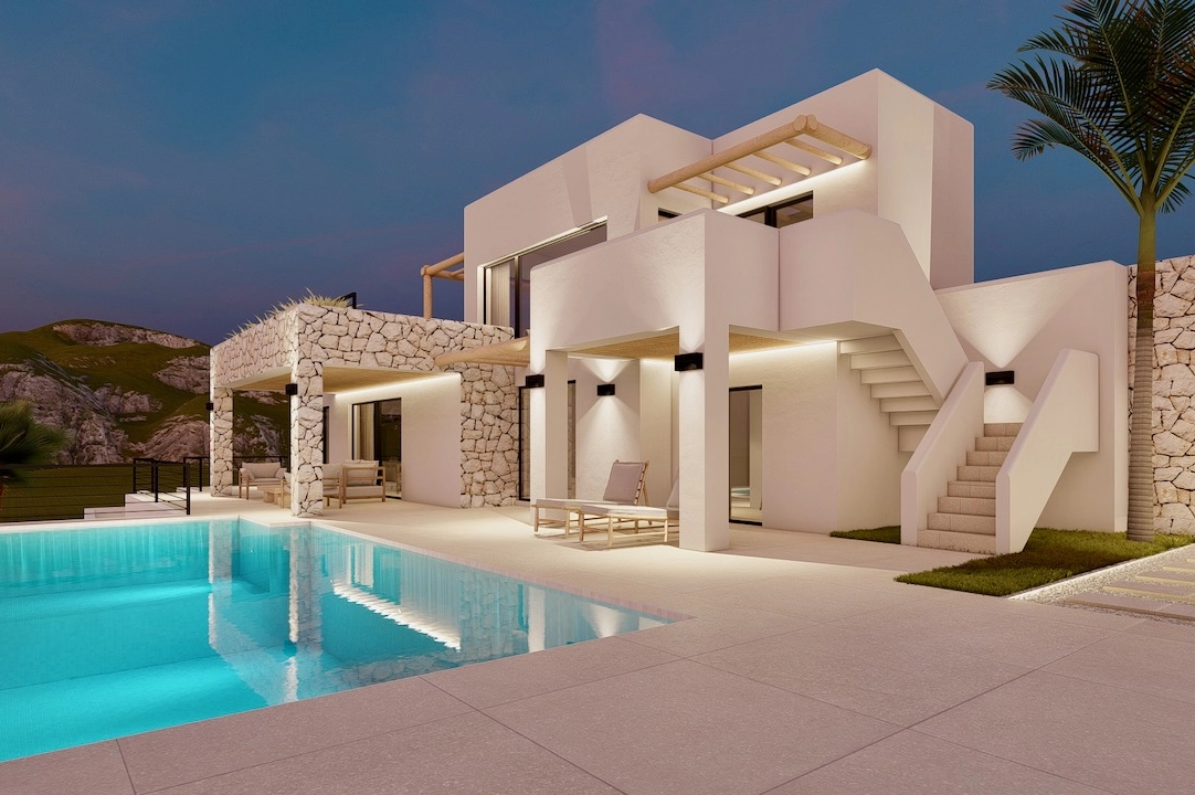 villa in Moraira(Pinar del Advocat) for sale, built area 265 m², plot area 810 m², 4 bedroom, 3 bathroom, swimming-pool, ref.: CA-H-1822-AMBI-1