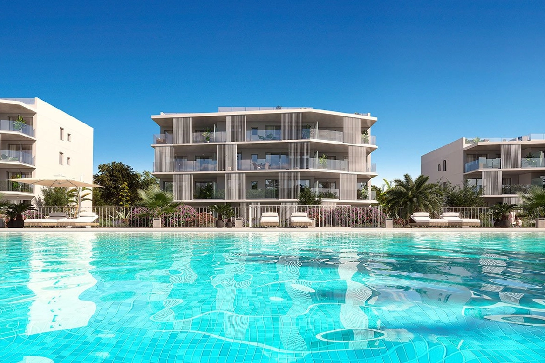 apartment on higher floor in Cala D-Or for sale, built area 107 m², condition first owner, air-condition, 2 bedroom, 2 bathroom, swimming-pool, ref.: HA-MLN-433-A01-1