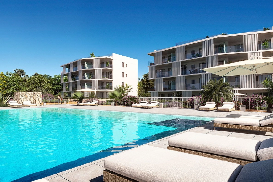 apartment on higher floor in Cala D-Or for sale, built area 107 m², condition first owner, air-condition, 2 bedroom, 2 bathroom, swimming-pool, ref.: HA-MLN-433-A01-3