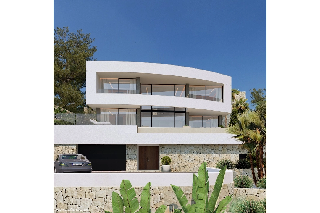 villa in Calpe(Empedrola) for sale, built area 335 m², air-condition, plot area 1042 m², 4 bedroom, 4 bathroom, swimming-pool, ref.: CA-H-1826-AMB-4